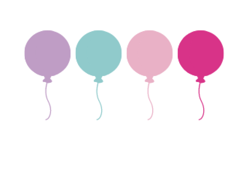 Pastel kleur ballonnen