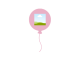 Pastel kleur ballonnen