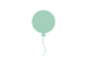 Pastel kleur ballonnen