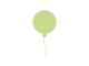 Pastel kleur ballonnen